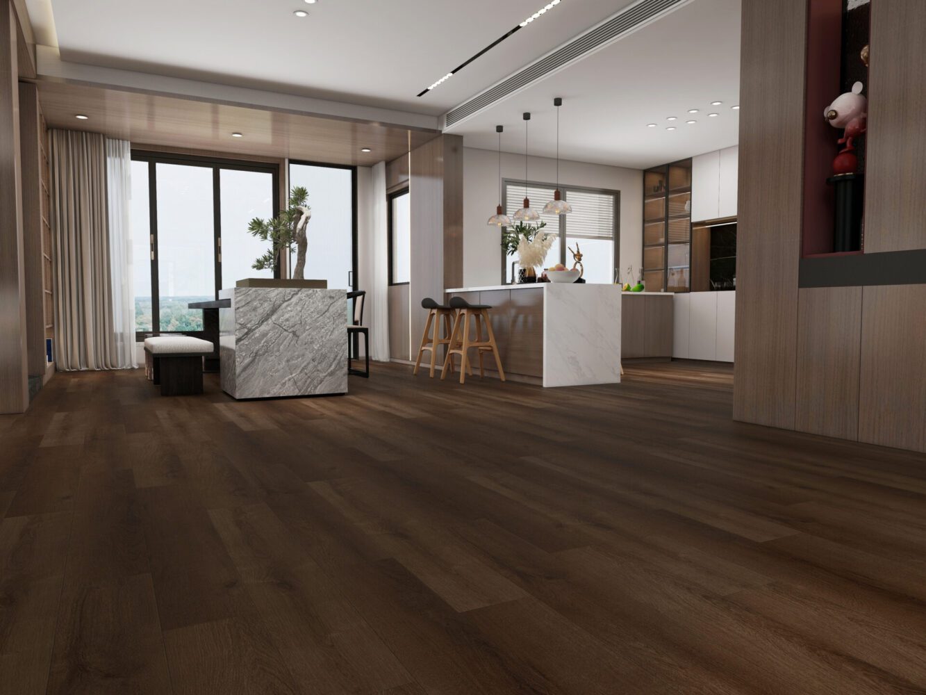Piso SPC / Coffee Oak - Imagen 4